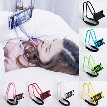 Multi Functional Flexible Long Arms Stand Hanging on Neck Universal Mobile Phone Stand Lounger's Bracket for Mobile Phone Tablet PC Desktop