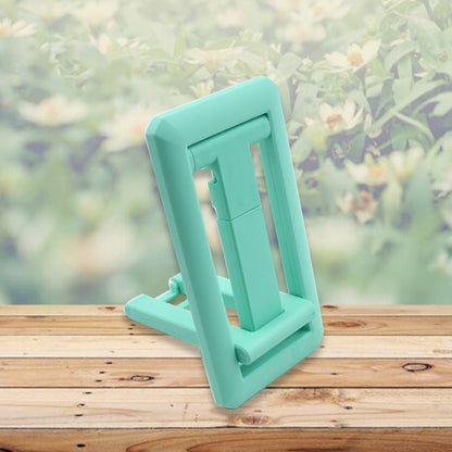 Mobile Phone Stand Mobile Phone Holder Table Adjustable Angle Height Foldable Non-Slip Sturdy Mobile Phone Holder Desktop Phone Holder for All Smartphones