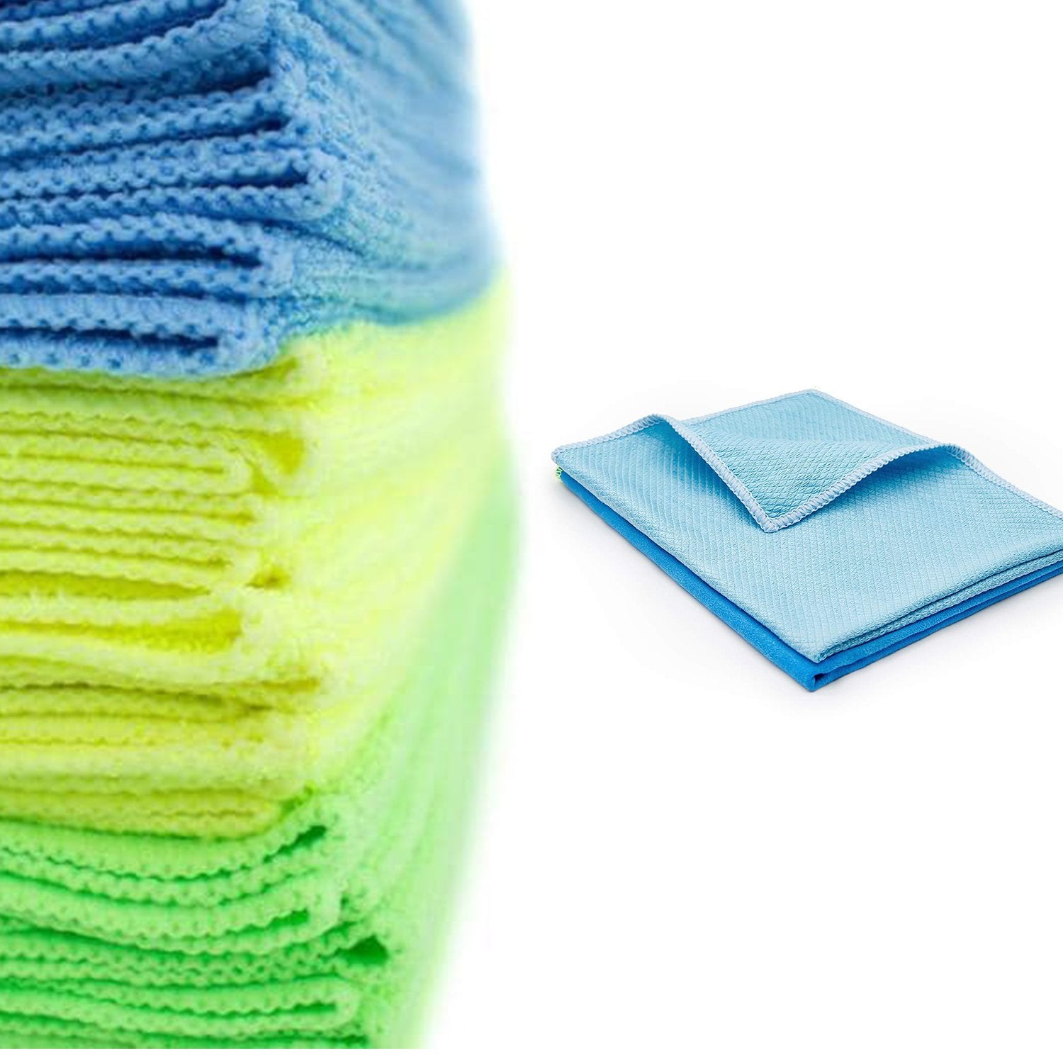 6075 Sweeping Microfiber Cleaning Cloth  - 24pc 