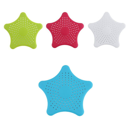 Star Drain Strainer: Catches Hair & Prevents Clogs (Kitchen/Bath)