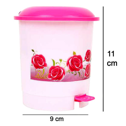 3670 Plastic Pedal Dustbin/Desk Dustbin 