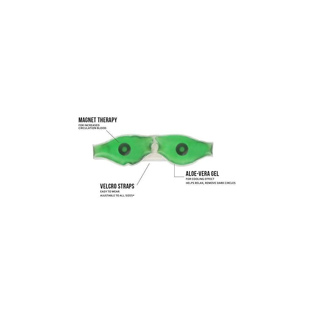 403 Cold Eye Mask with Stick-on Straps (Green) 