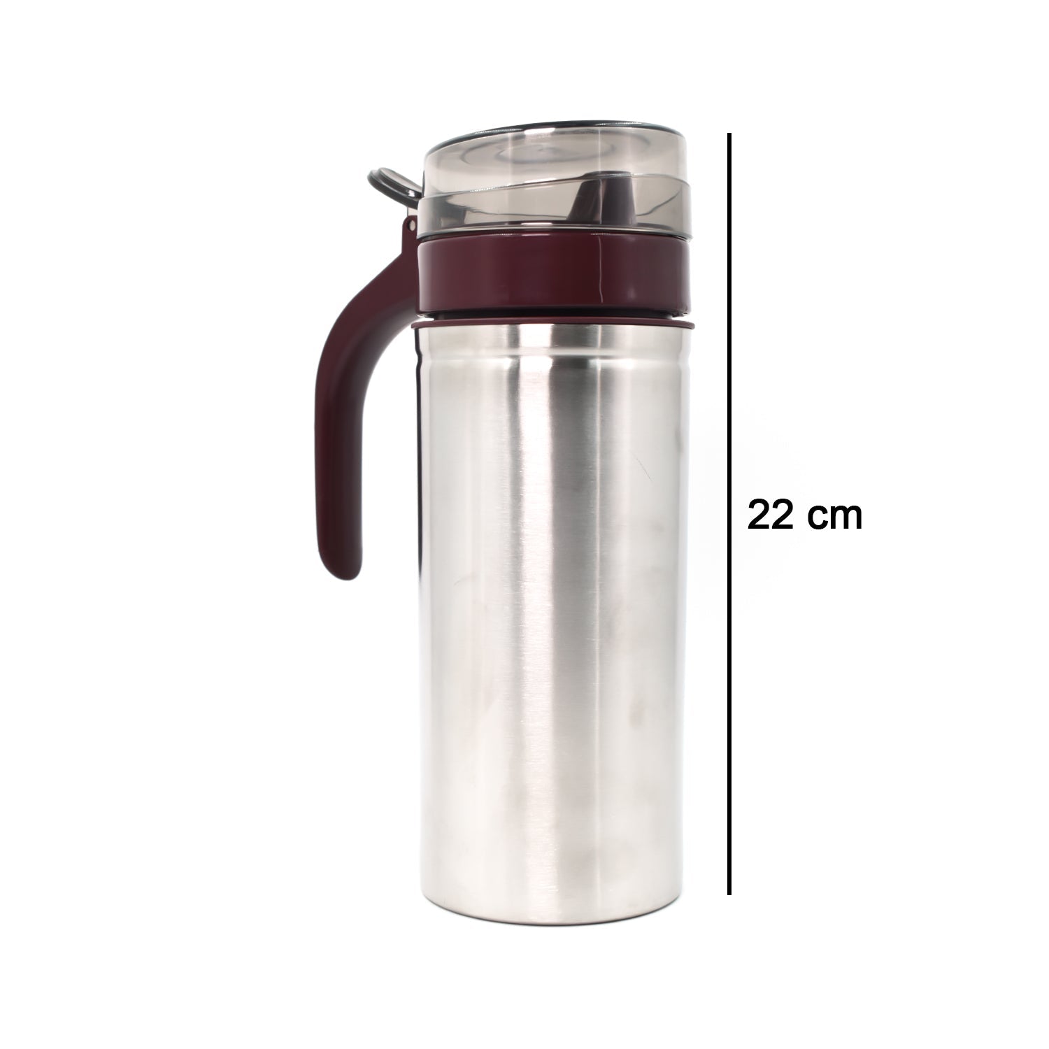 8128 Oil Dispenser Stainless Steel with small nozzle 750ml 