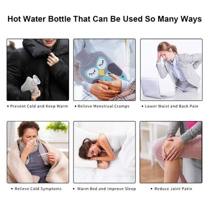 6504 Doremon small Hot Water Bag with Cover for Pain Relief, Neck, Shoulder Pain and Hand, Feet Warmer, Menstrual Cramps. 