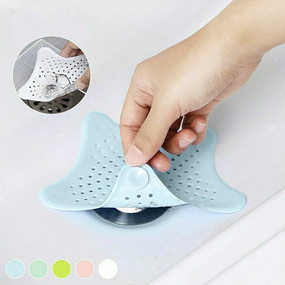 Star Drain Strainer: Catches Hair & Prevents Clogs (Kitchen/Bath)