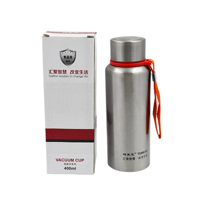 HOT AND COLD STAINLESS STEEL VACUUM WATER BOTTLE FOR SCHOOL, OFFICE AND OUTDOORS 400ML