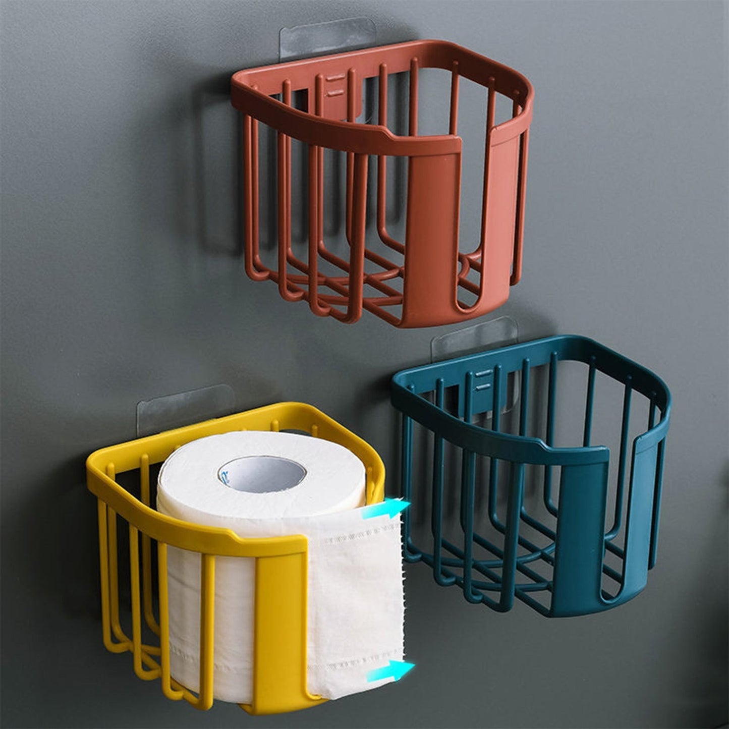 9107 Toilet Roll Holder, Toilet Paper Holder Hanger for Bathroom and Kitchen 