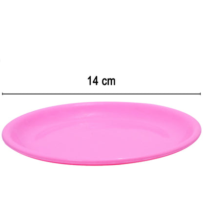 2185 Round Shaped Mini Soup Plates/Dishes - 6 pcs 