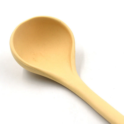 Silicone Ladle Spoon, Heat Resistant Soup Ladle Scoop Spatula with Hygienic Solid Coating FDA Grade (28cm)