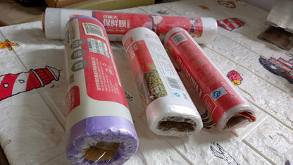 Garbage Bags Bathroom  Can Liners for Bedroom Home Kitchen Garbage Bags, Transparent Foil Wrap  (Mix Size)