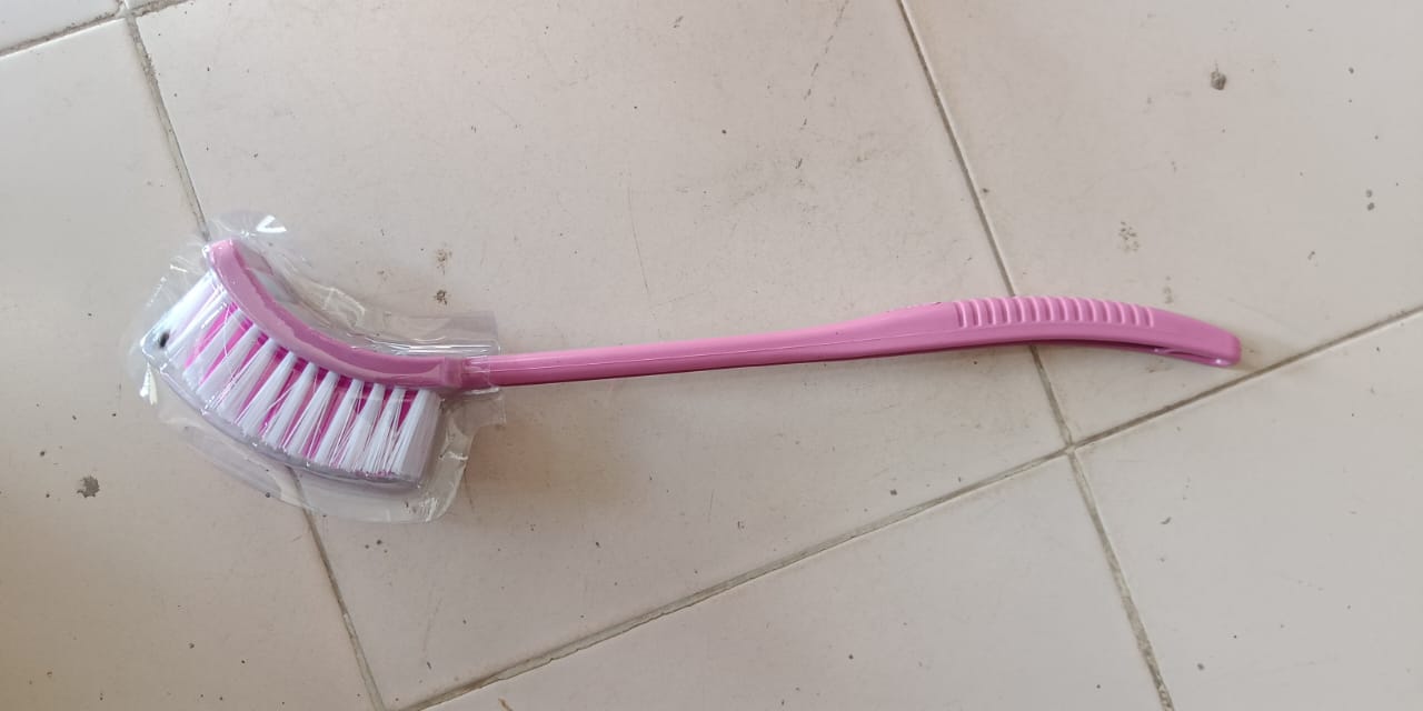 Single Sided Bristle Plastic Toilet Cleaning Brush