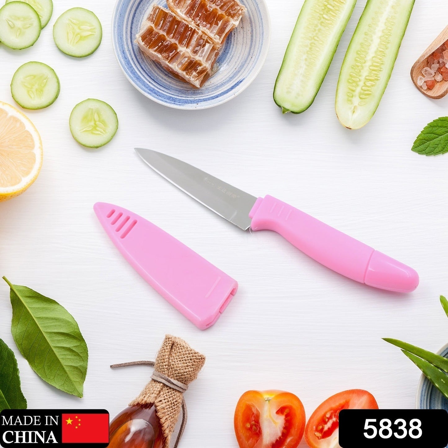 Sharp Fruit Knife (Stainless Steel, Comfortable Grip): 1 Pc