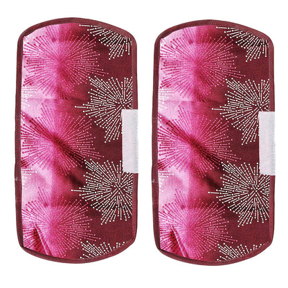 Fridge Cover Handle Cover Polyester High Material Cover For All Fridge Handle Use ( Set Of 2 Pcs ) Multi Design