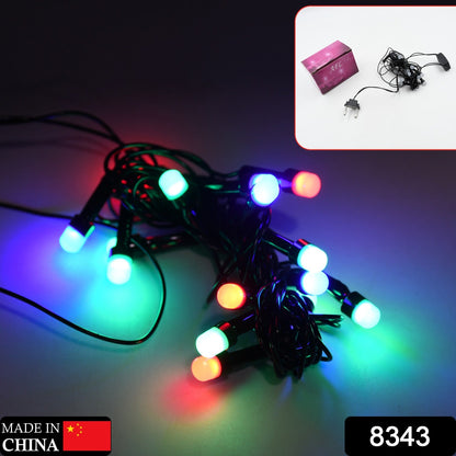 3Mtr Home Decoration Diwali & Wedding LED Christmas String Light Indoor and Outdoor Light ,Festival Decoration Led String Light, Multi-Color Light 1.4MM (15L 3 Mtr)