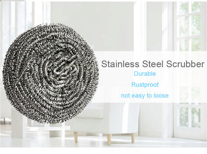 2383 Round Shape Stainless Steel Ball Scrubber 