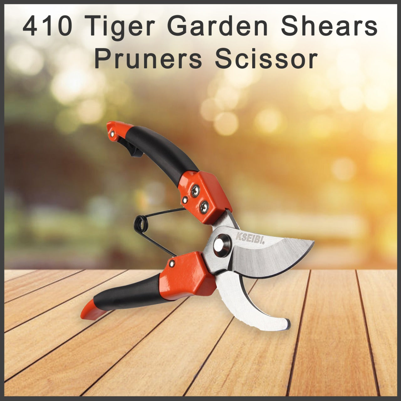 410 Tiger Garden Shears Pruners Scissor 