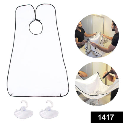 1417 Beard Apron Hair Clippings Catcher Grooming Bib 