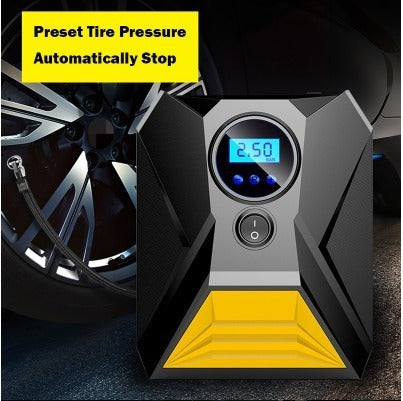 1646 Digital Car Tyre Inflator Portable Air Compressor Pump 