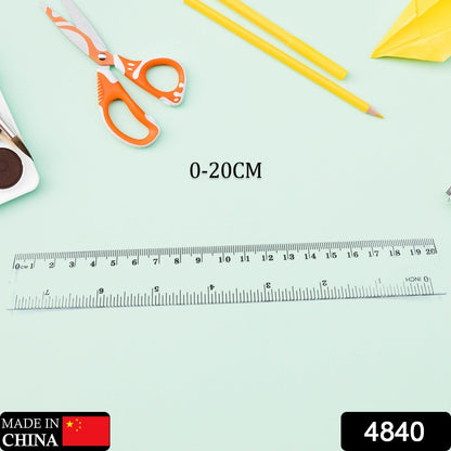 20Cm Ruler For Student Purposes While Studying And Learning In Schools And Homes Etc. (1Pc)