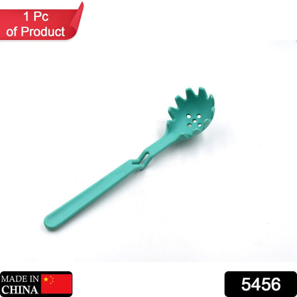 Large Silicone Pasta Fork, Mini Portable Spaghetti Server, Durable Heat-Resistant Non-Slip and Non-Stick Cookware Pasta Spoon, Spaghetti Strainer & Server Spoon (30cm)