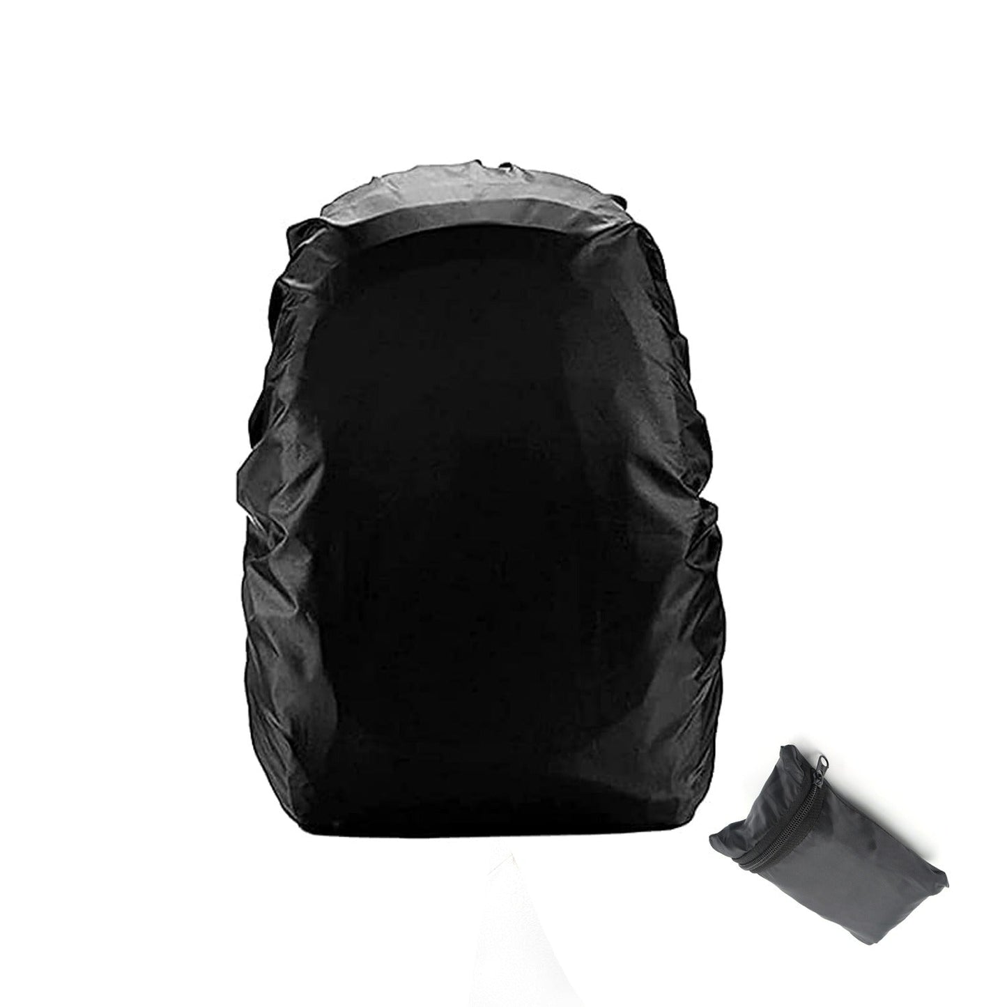 Heavy Waterproof Nylon Rain Cover/Dust Cover - Elastic Adjustable for Laptop Bags and Backpacks, School Bag Waterproof Cover, Dust Proof, Backpack, Laptop Bag Cover (1Pc)