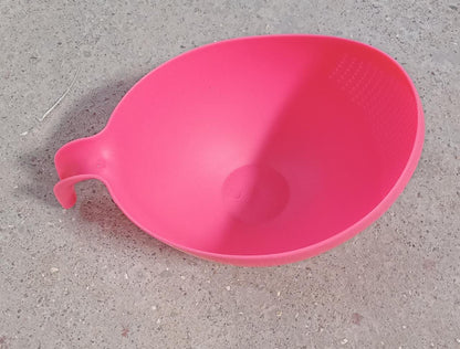 Rice Bowl Thick Drain Basket with Handle