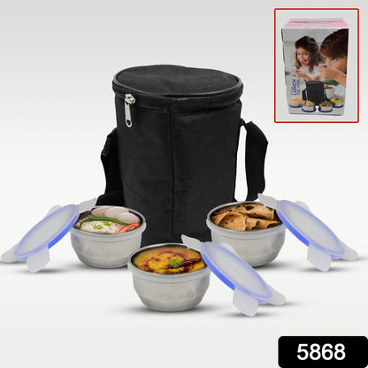 AIRTIGHT & LEAK PROOF STAINLESS STEEL CONTAINER MULTI COMPARTMENT LUNCH BOX CARRY TO ALL TYPE LUNCH IN LUNCH BOX & PREMIUM QUALITY LUNCH BOX IDEAL FOR OFFICE , SCHOOL KIDS & TRAVELLING IDEAL (3 Different Lunch Box)