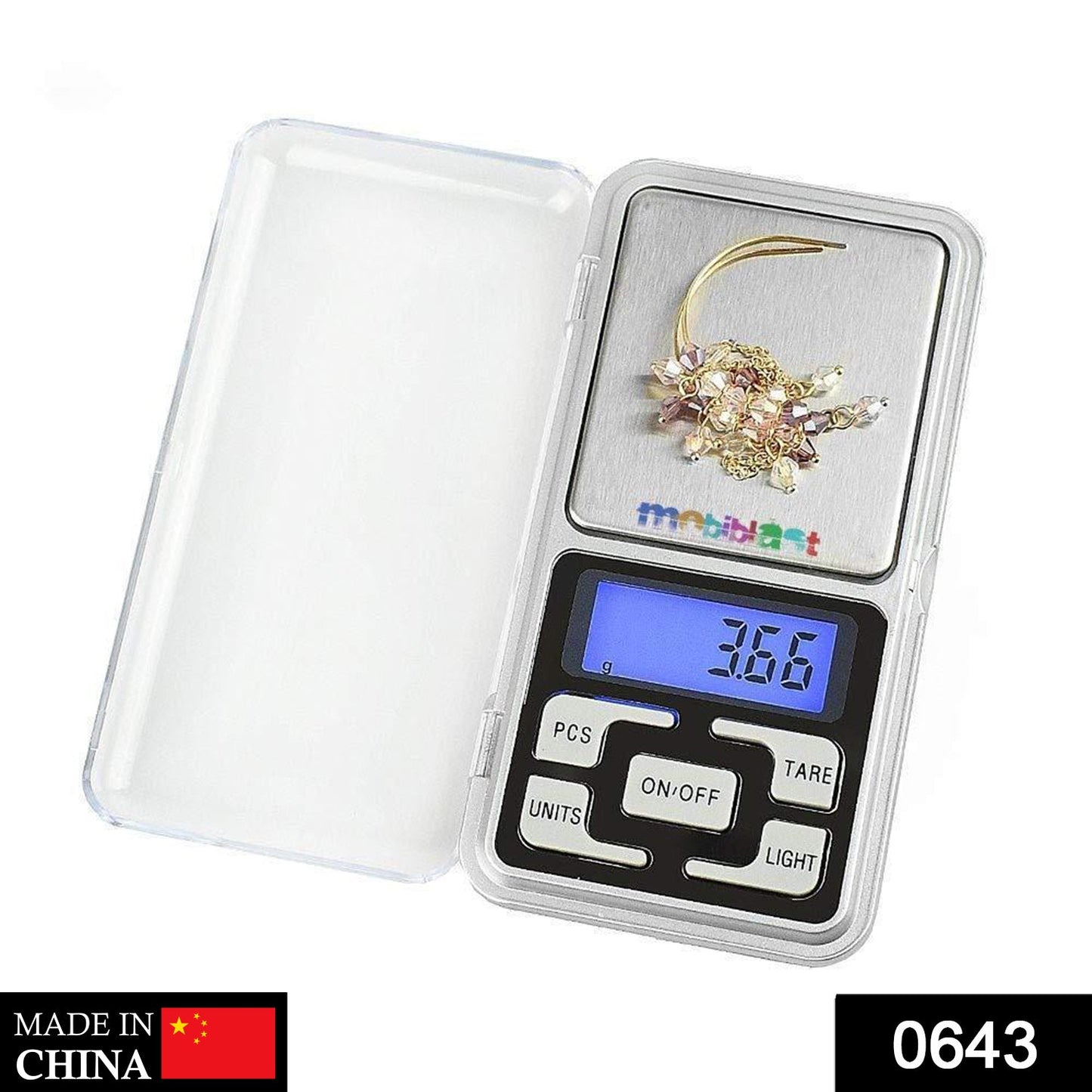 643 Multipurpose (MH-200) LCD Screen Digital Electronic Portable Mini Pocket Scale(Weighing Scale), 200g 