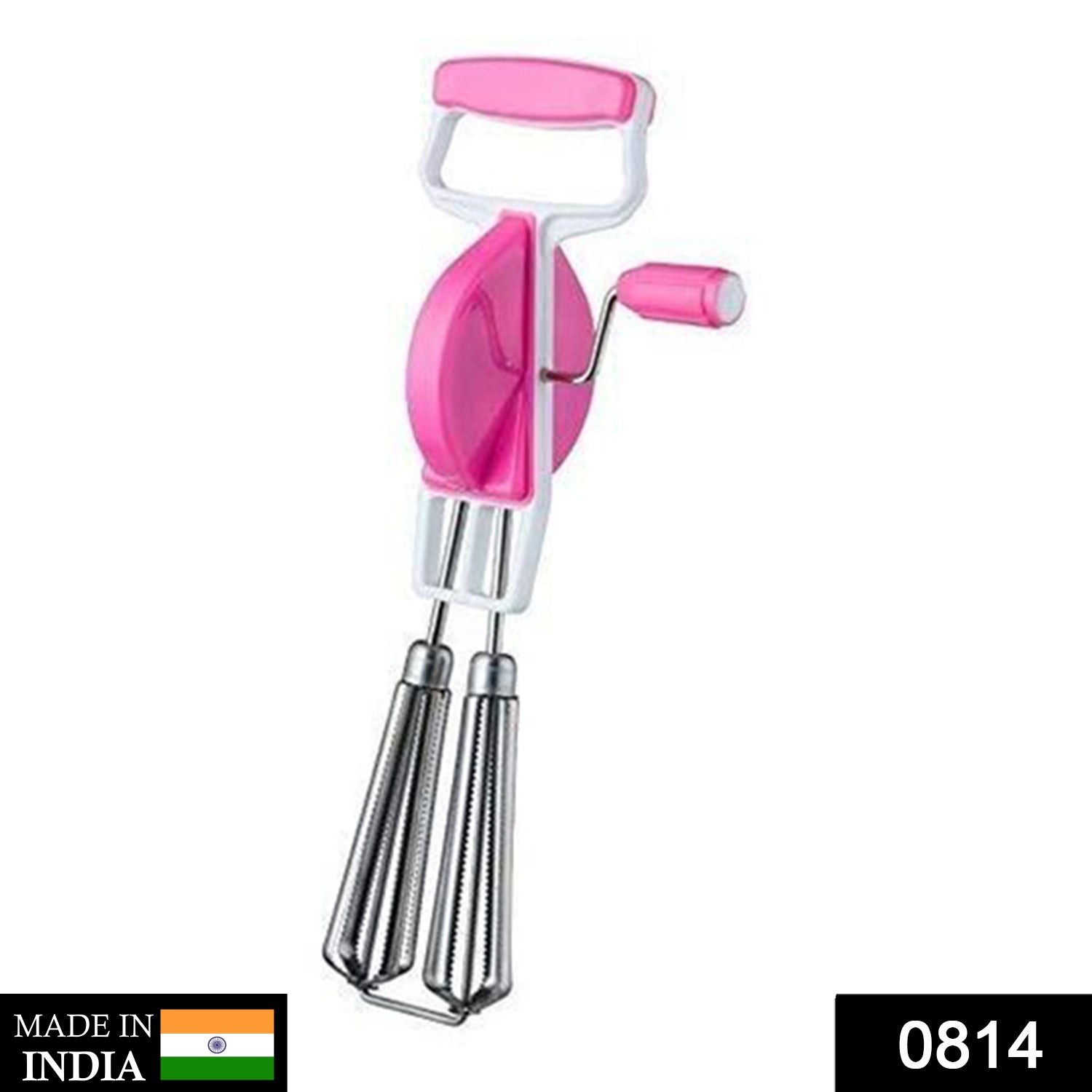 0814 Stainless Steel Power Free Hand Blender and Hand Beater 