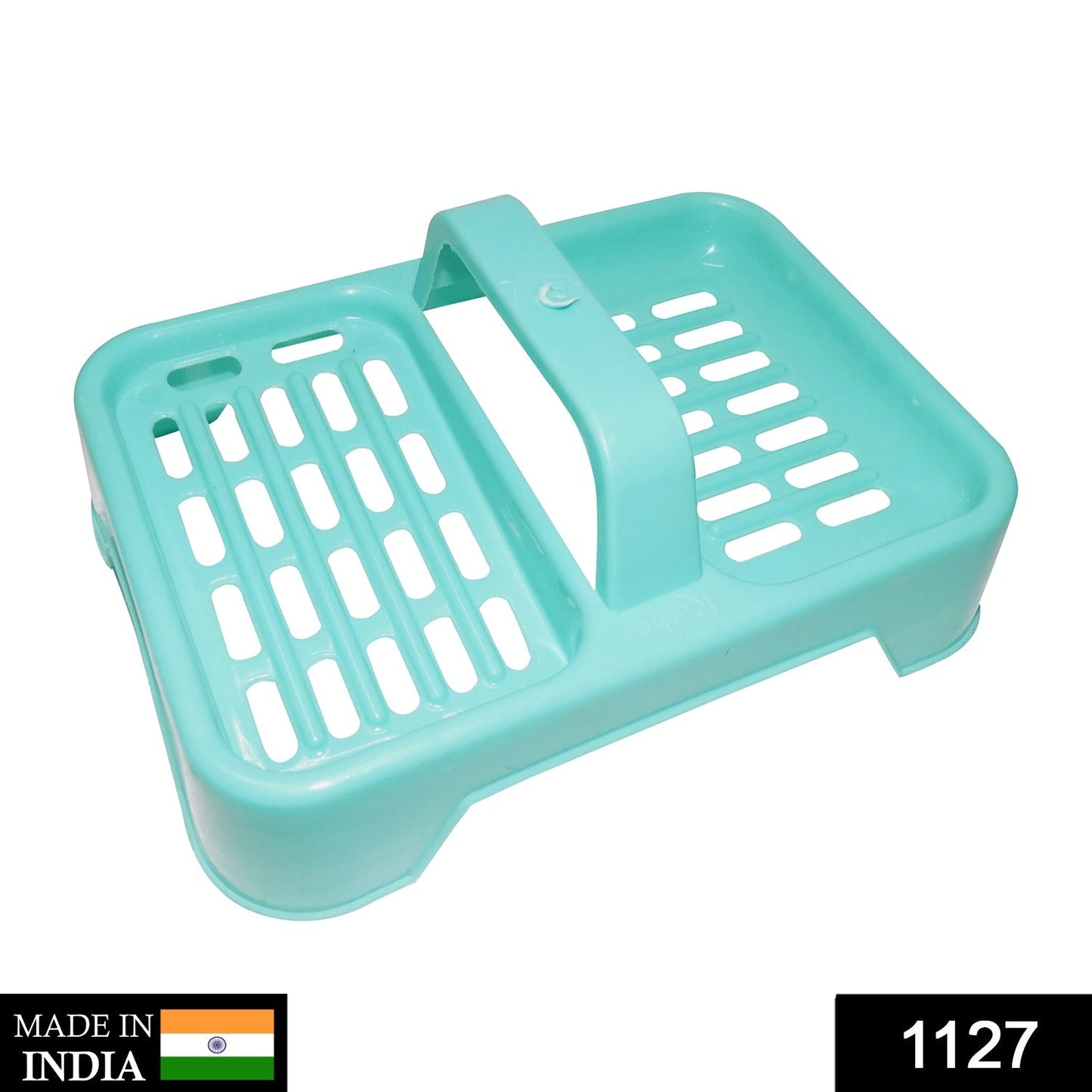 1127 2 in 1 Soap keeping Plastic Case for Bathroom use 