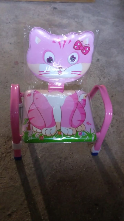 Cartoon Baby Chair Strong Steel Cushion & Comfortable Baby Chair High Quality Chair (1 Pc)