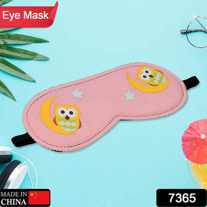 7365  SLEEPING MASK LIGHTWEIGHT COTTON FABRIC BLINDFOLD SOFT EYE MASK SUPER NEW PREMIUM EYE MASK (1 PC) 