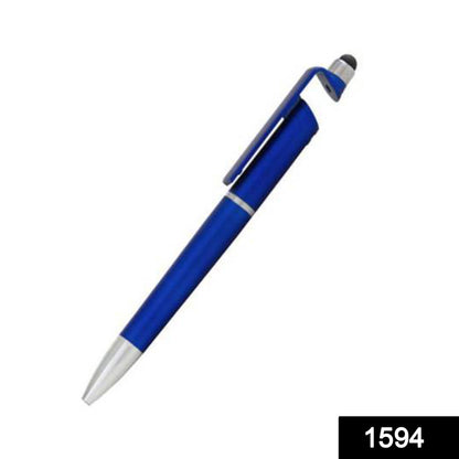 1594 3 in 1 Ballpoint Function Stylus Pen with Mobile Stand 