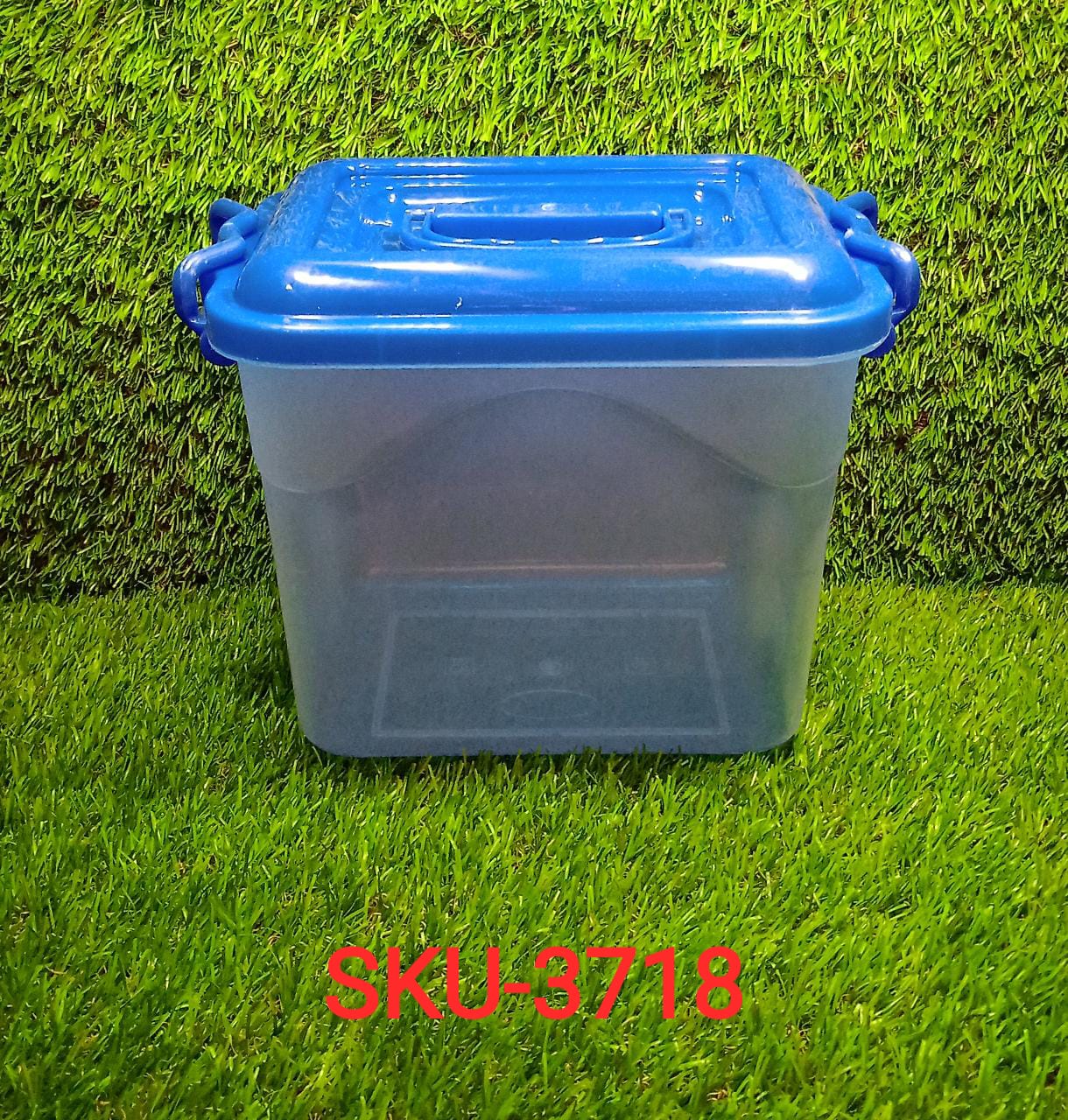 3718 Plastic Storage Container with Lid - 5.5kg 