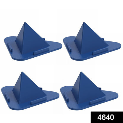 4640 Universal Portable Three-Sided Pyramid Shape Mobile Holder Stand 