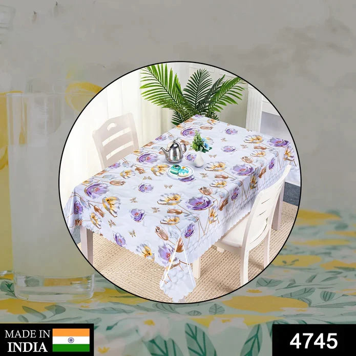 4745 Premium Quality Table cloth For Steal Table (85x54 inch) 