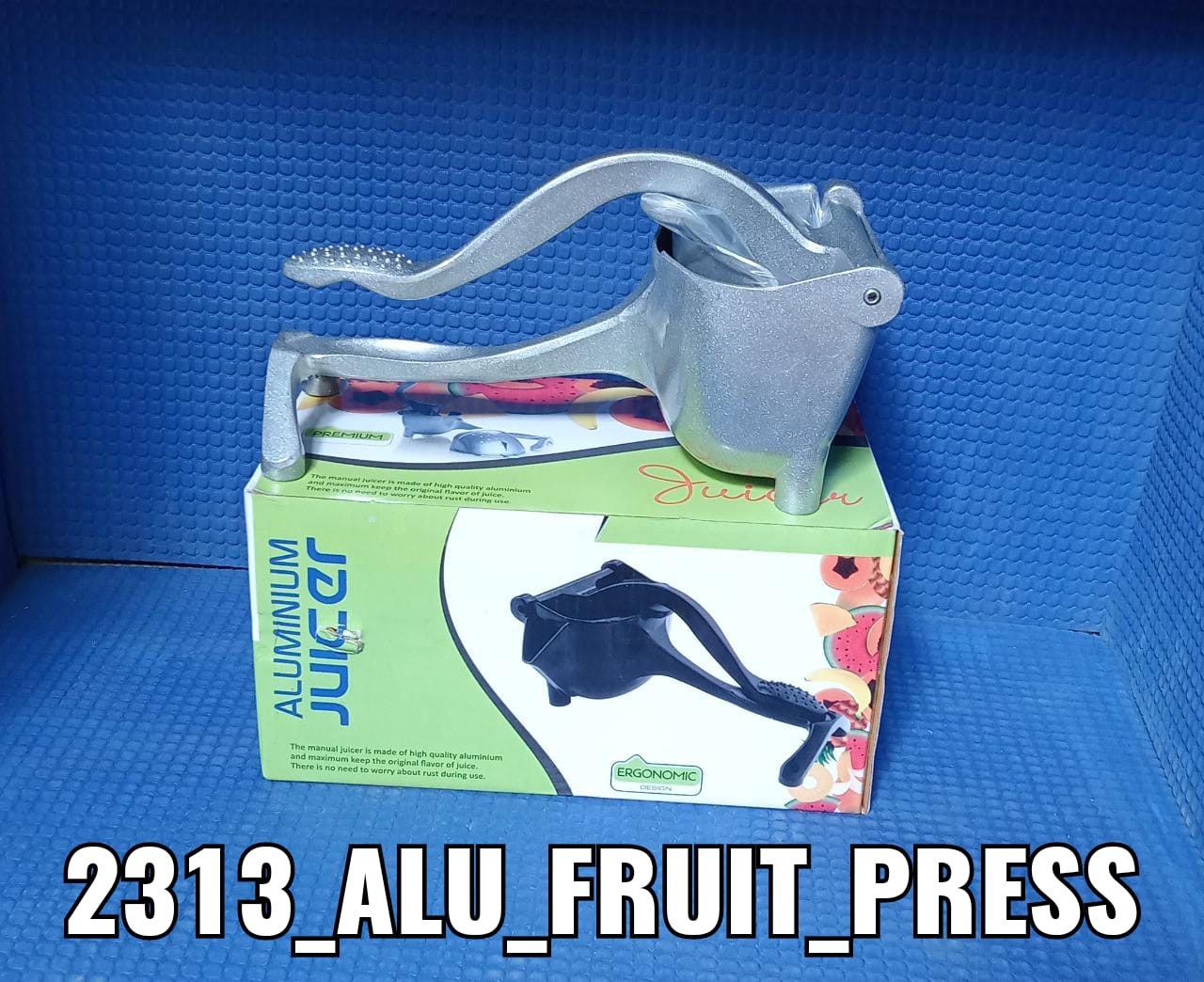 2313 Aluminum Alloy Manual Fruit Press Juicer Fruit Hand Squeezer Heavy Duty 