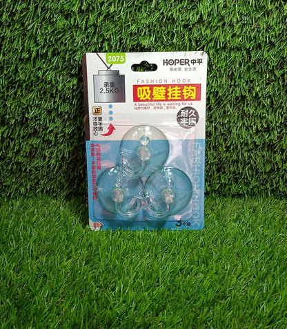 7487 Transparent Rubber Vacuum Sucker Hooks Hanger Strong Suction Cup Bathroom Kitchen Window Wall Accessorie.