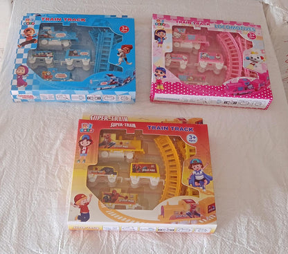 3064 Kids Toy Train High Speed Big Train Play Set Toy Battery Operated Train Set Mix Color (Battery Not Included)