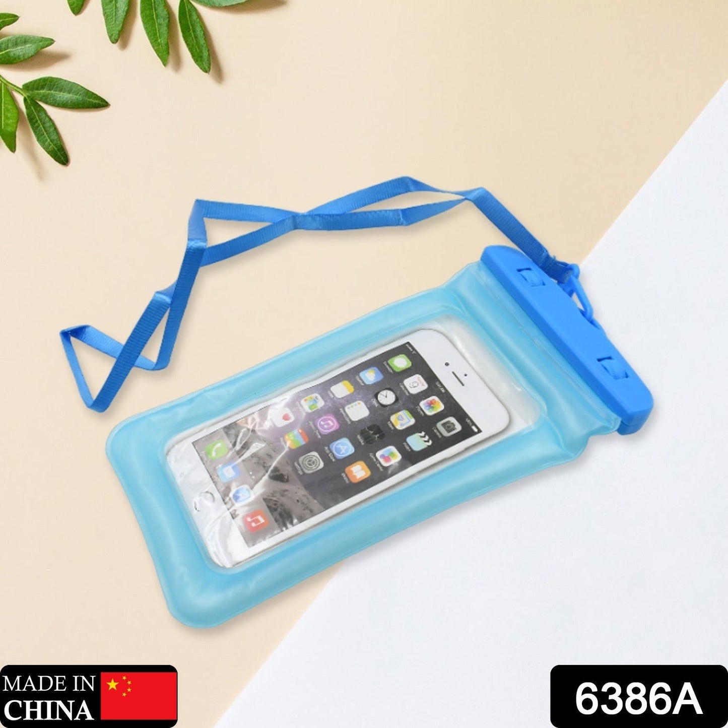 6386a  Mix Color Waterproof Pouch Lock Mobile Cover Under Water Mobile Case Waterproof Mobile Phone Case, Waist Bag, Underwater Bag for Smartphone iPhone, Swimming, Rain Cover Camping For all Mobile.