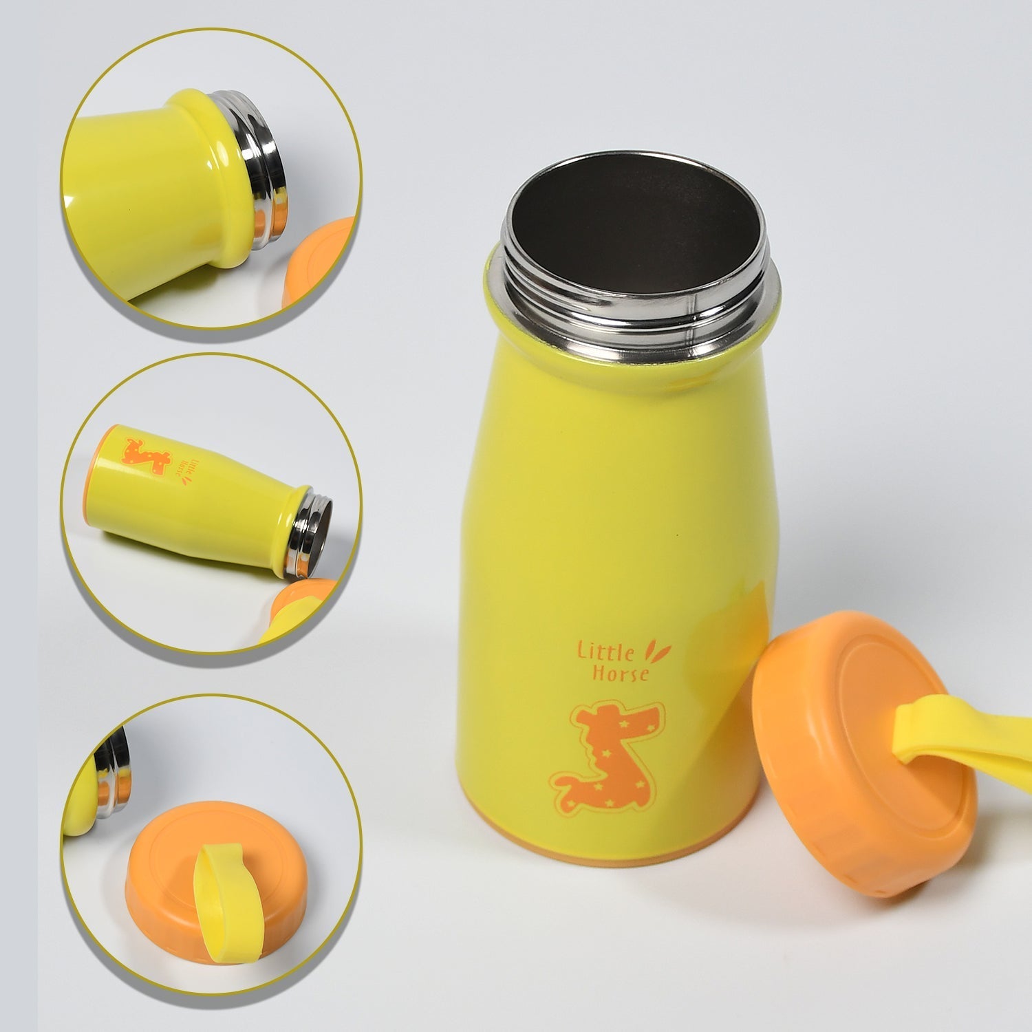 6781 Cup Bottle Steel Hot & Cold Cup Bottle New Design Bottle For Store Sweet Item & Multi Use Bottle 