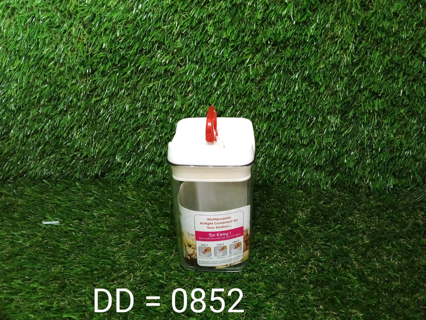 0852 Airtight Kitchen Container with Flip Lock for Multipurpose Use (400 ml) 