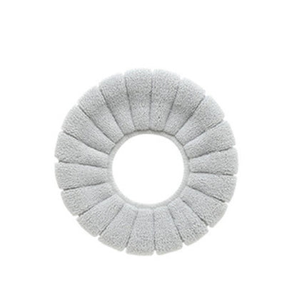 1458 Winter Comfortable Soft Toilet Seat Mat Cover Pad Cushion Plush 